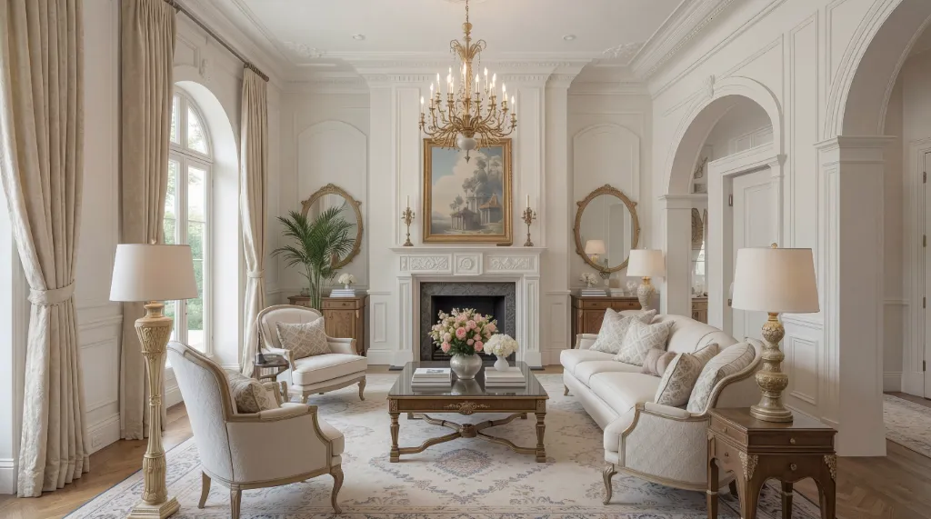 AI Living Room Design Sample: Style Bohemain