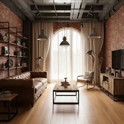 Room Style: Industrial - RoomDesign