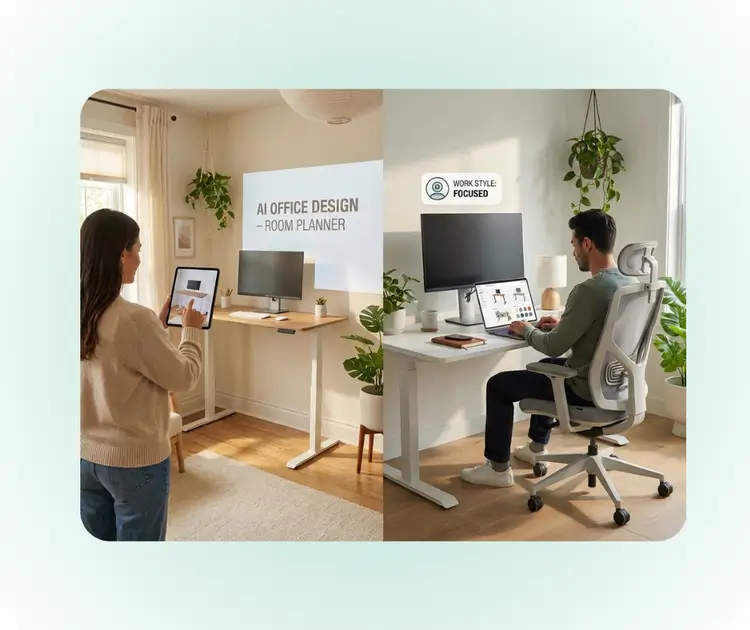 AI Office Design: Remote Workers Building Home Offices