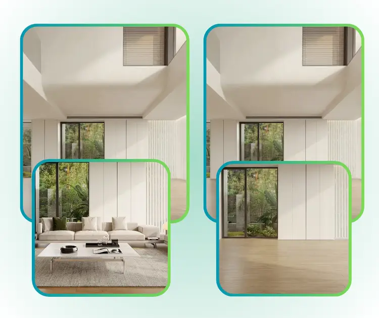 Simple Interface With Natural Light and Perspective