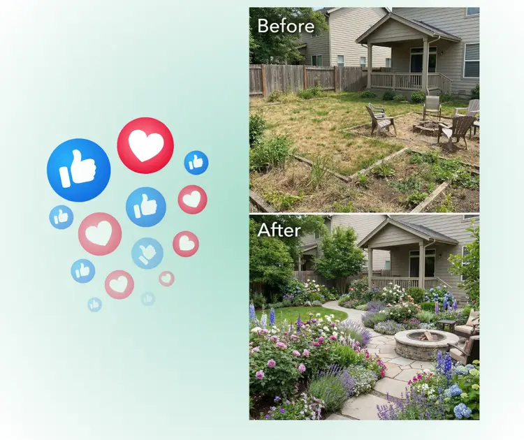 KI-Landschaftsdesign-Anwendungsfall: Erstelle mehrere Versionen für schnelle Entscheidungen