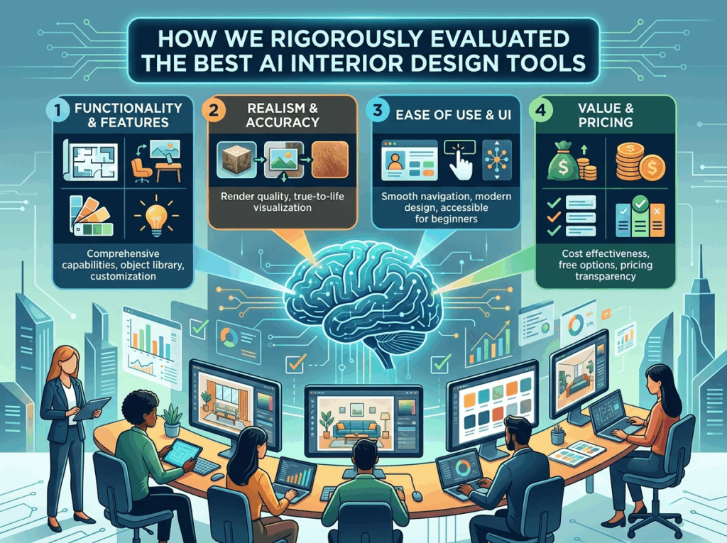 How We Rigorously Evaluated the best ai interior design tools