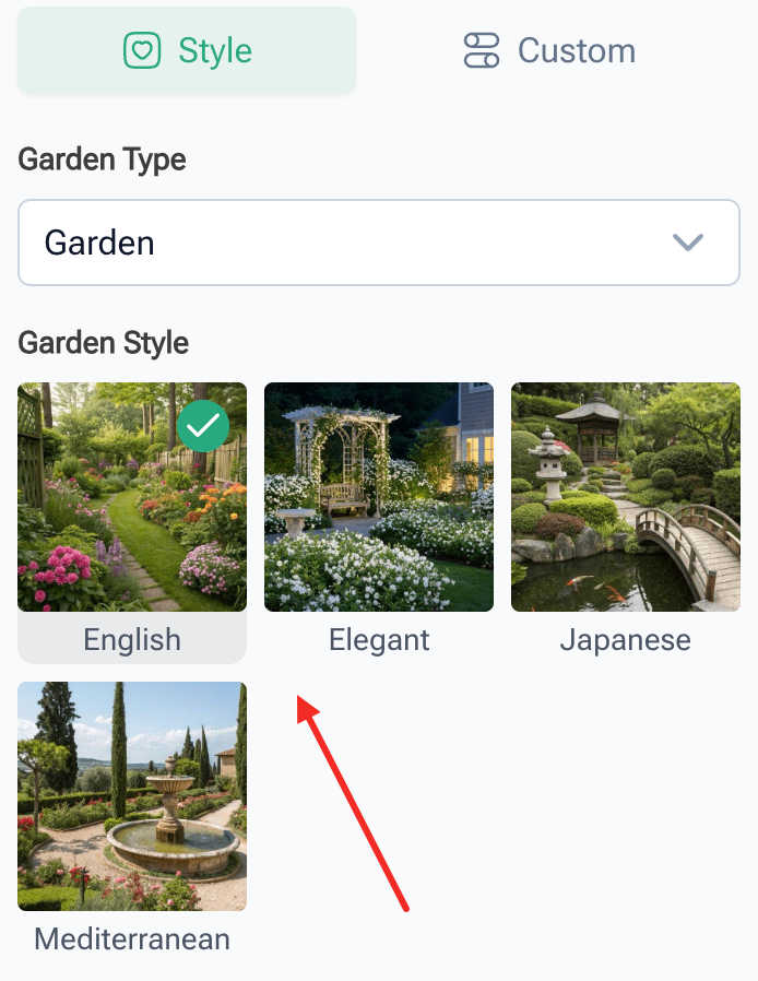 Choose a preset or go Custom