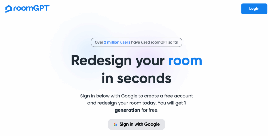 3. RoomGPT – Best Freemium Option with a Massive Global Community