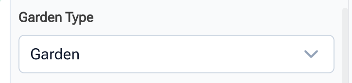 Step 3: Select the "Garden" Category 