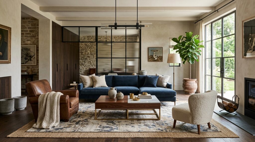 Mixing Materials for Depth and Interest